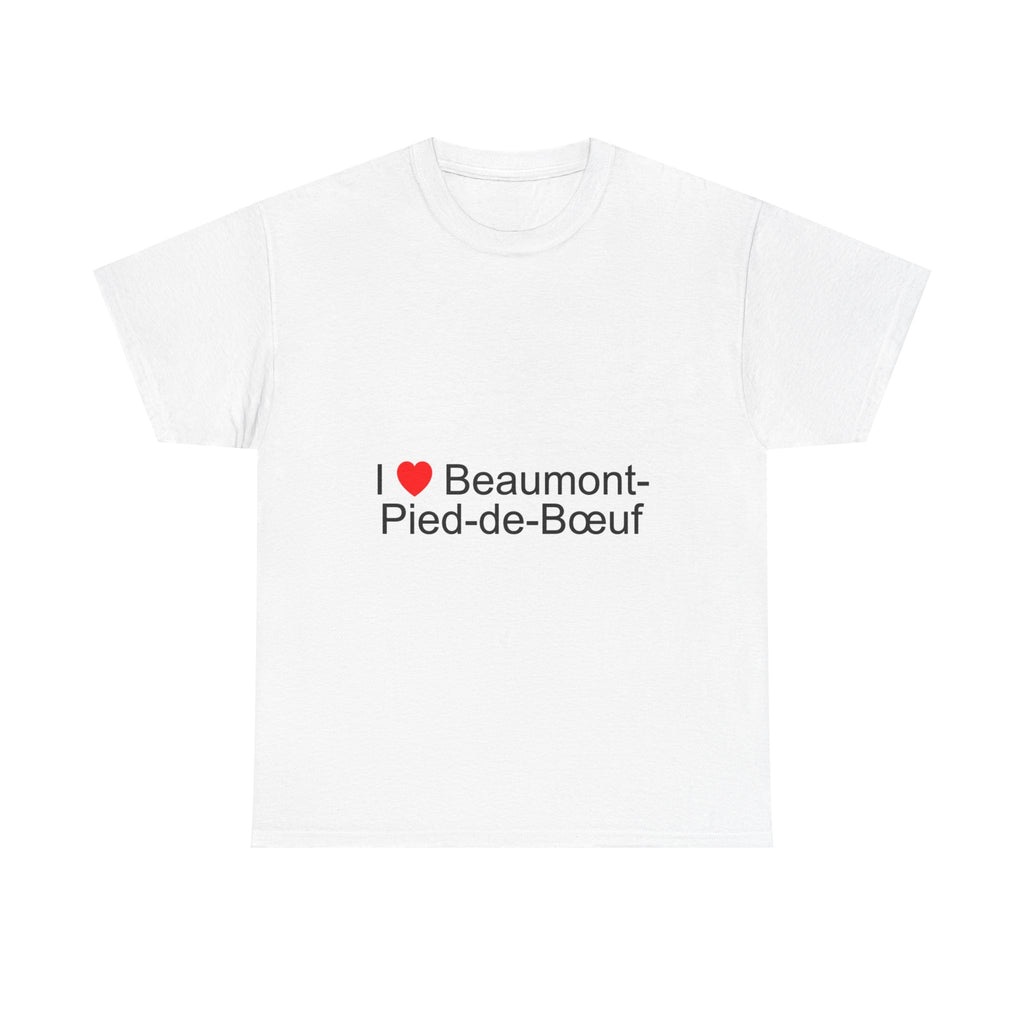 T-shirt I love beaumont-pied-de-bœuf