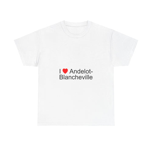T-shirt I love andelot-blancheville