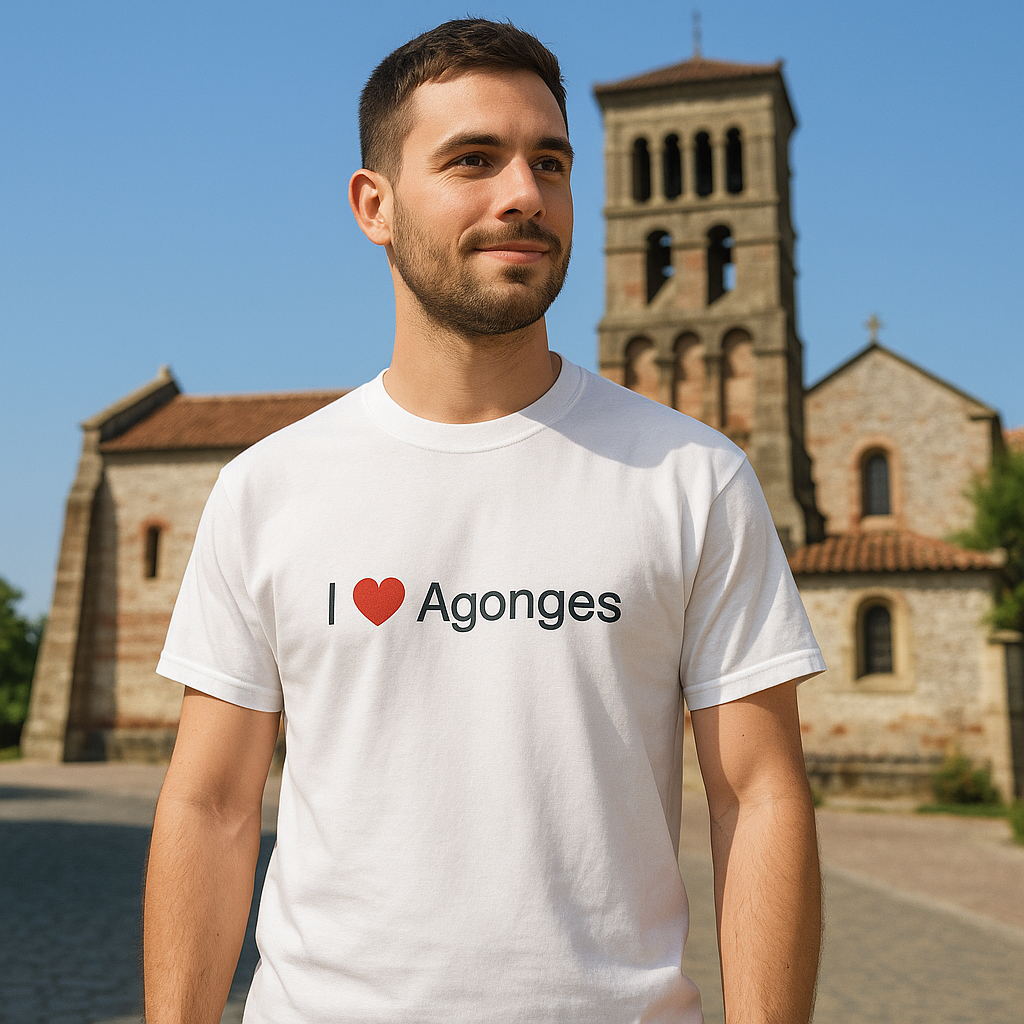 T-Shirt „Ich liebe Agonges“