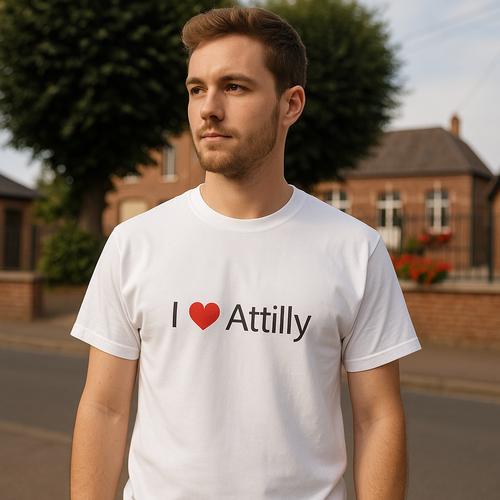 T-Shirt Ich liebe Attilly