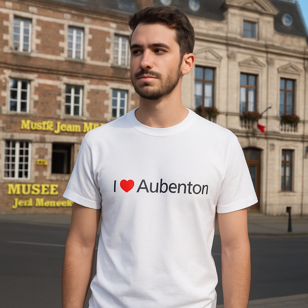 T-Shirt Ich liebe Aubenton