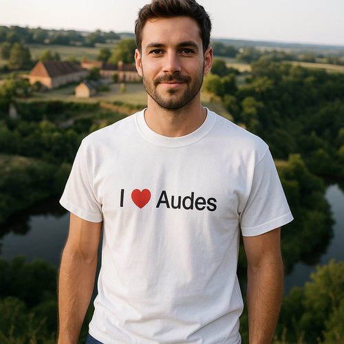 I love Audes T-shirt