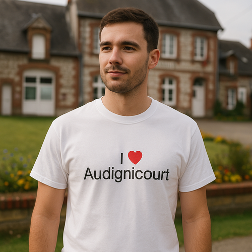 I love Audignicourt t-shirt