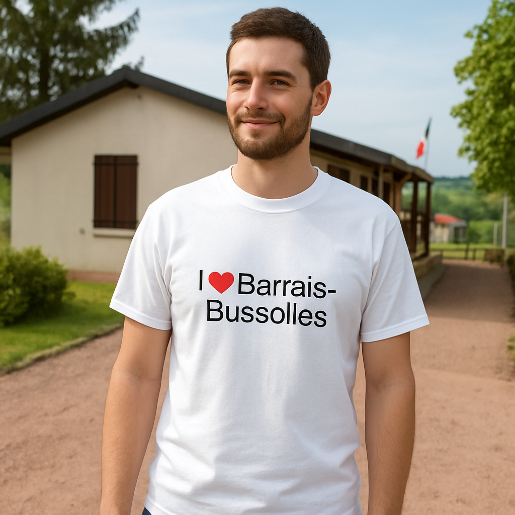 I love barrais-bussolles t-shirt