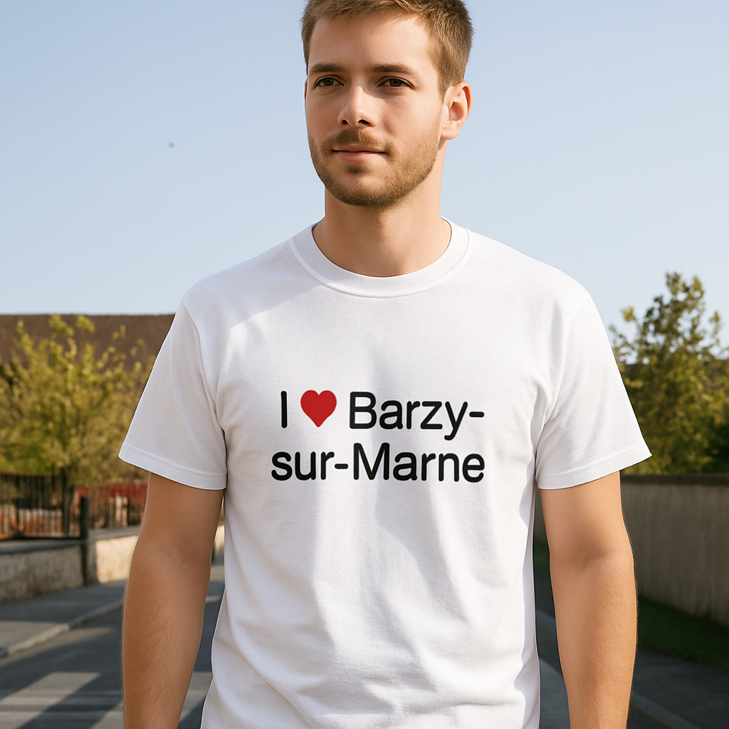 I love barzy-sur-marne t-shirt
