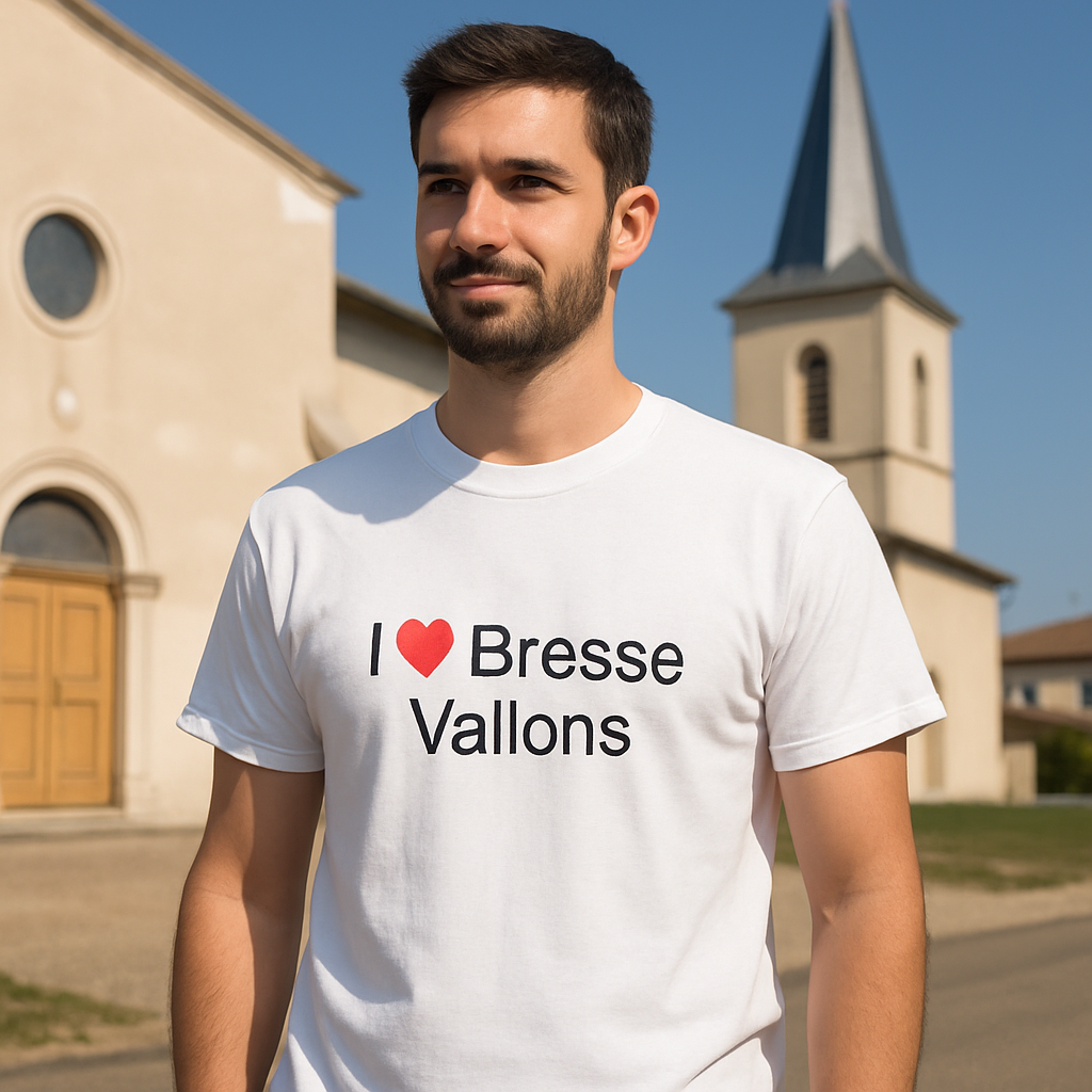 I love Bresse Vallons T-shirt