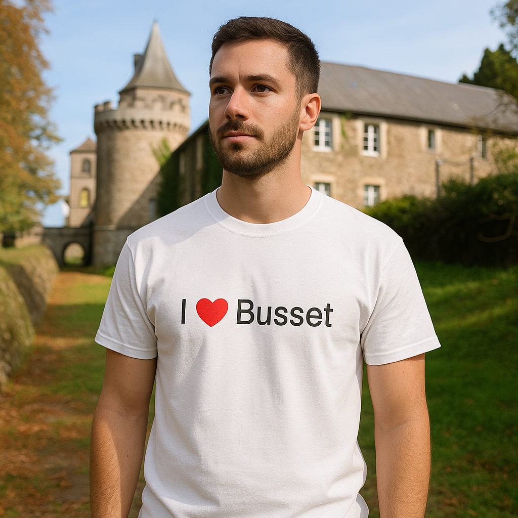 I love busset t-shirt