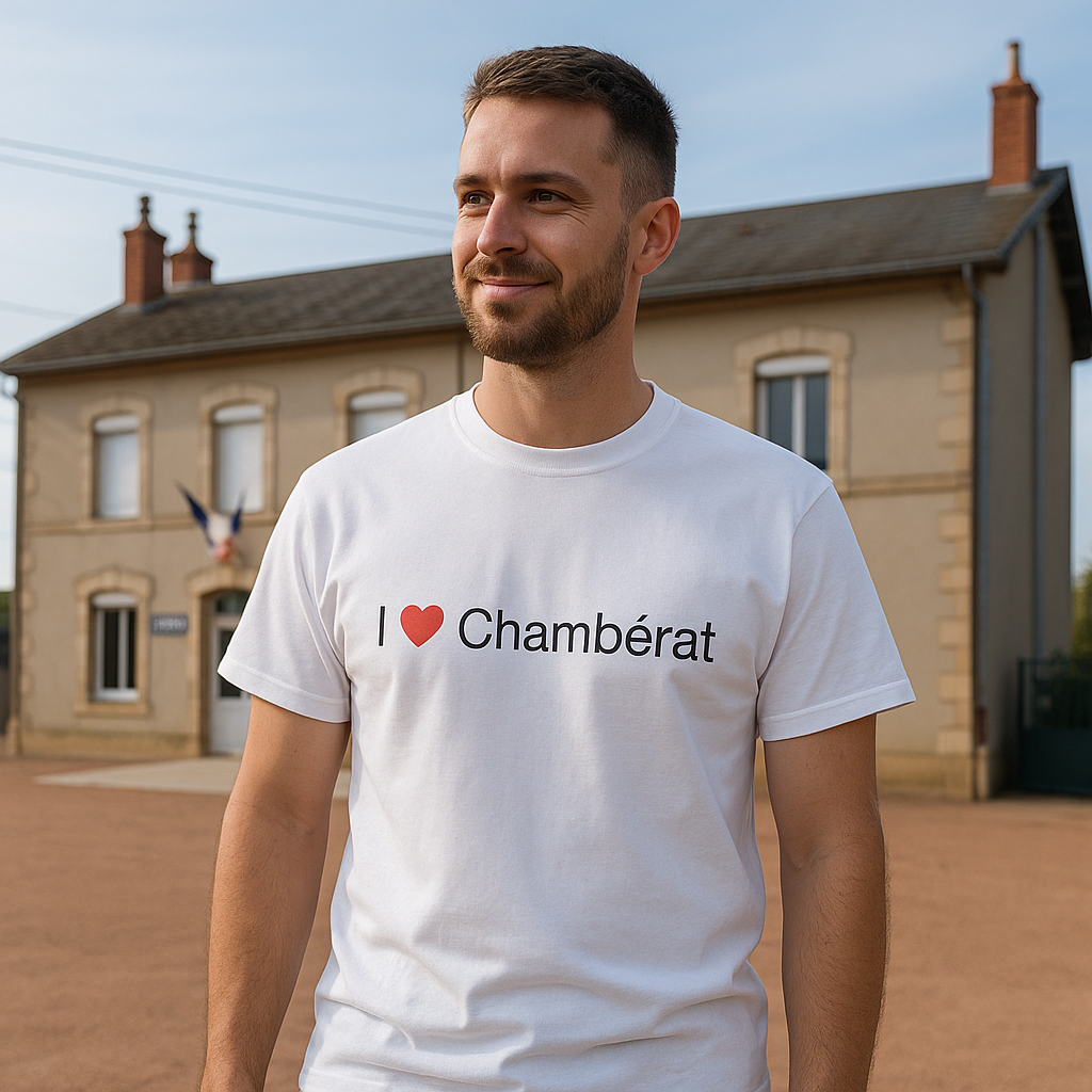 T-Shirt Ich liebe Chambérat