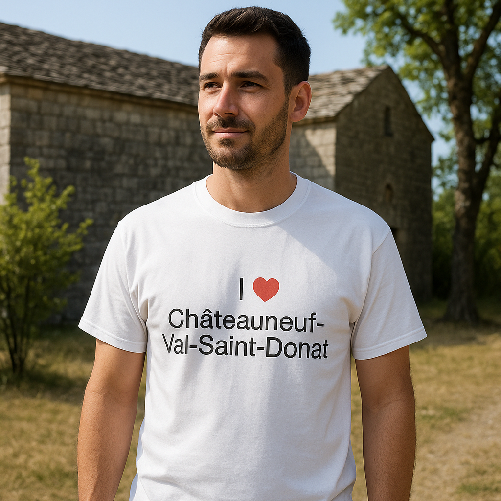 I love Châteauneuf-Val-Saint-Donat T-shirt