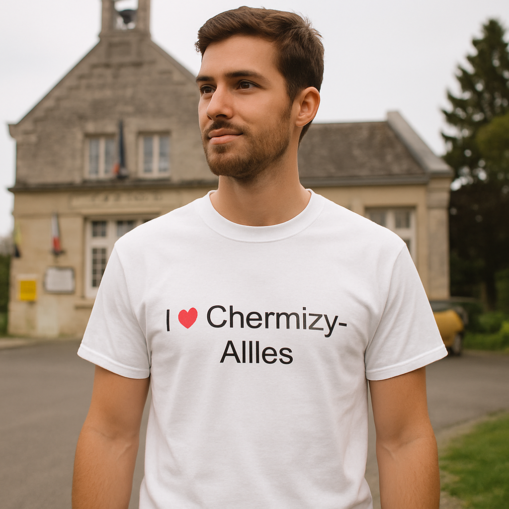 T-shirt Ich liebe Chermizy-Ailles