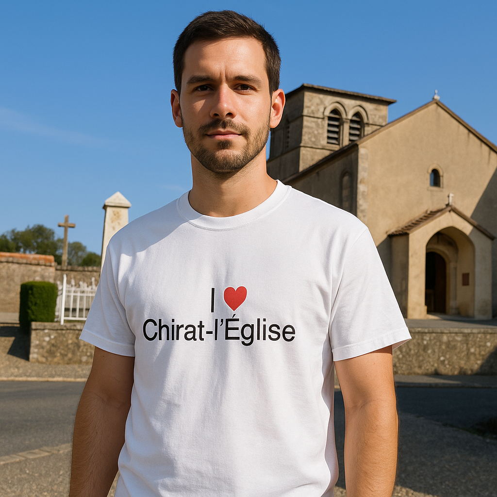 I love Chirat-l'Église T-shirt