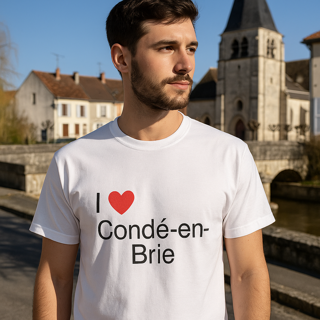 I love Condé-en-Brie T-shirt