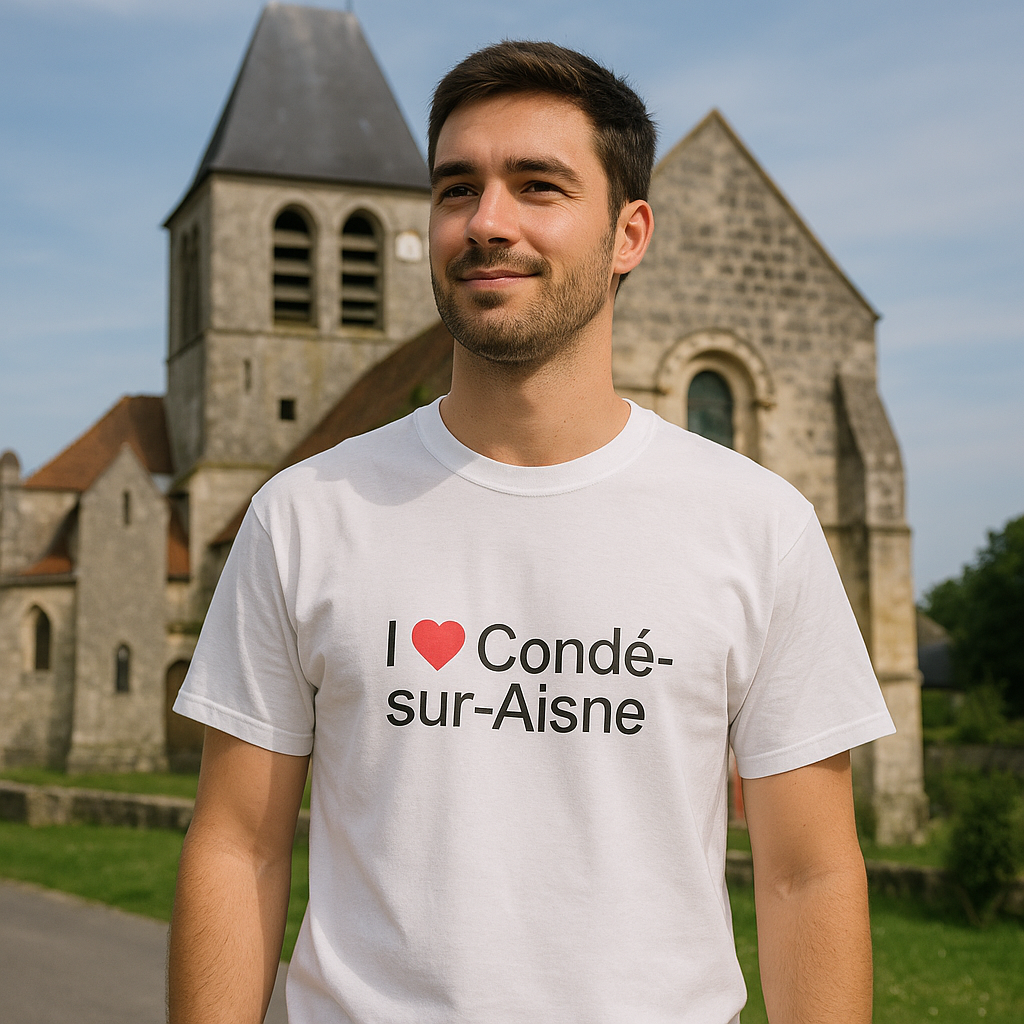 I love Condé-sur-Aisne T-shirt