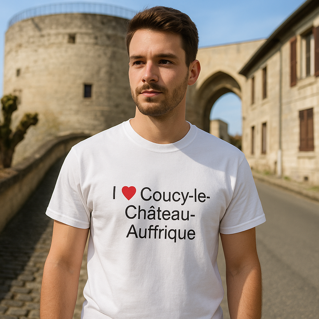 I love Coucy-le-Château-Auffrique T-shirt
