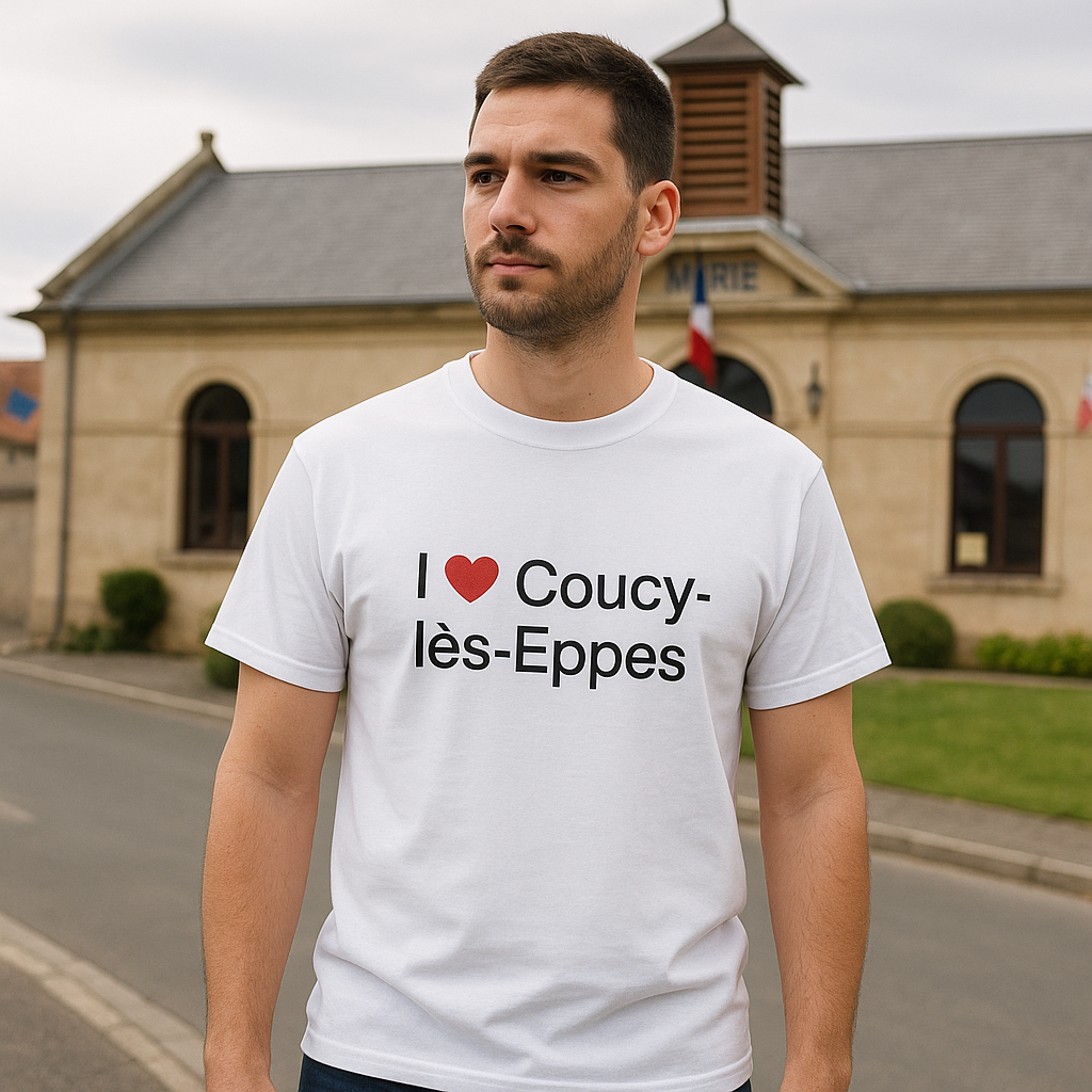 T-Shirt Ich liebe Coucy-lès-Eppes