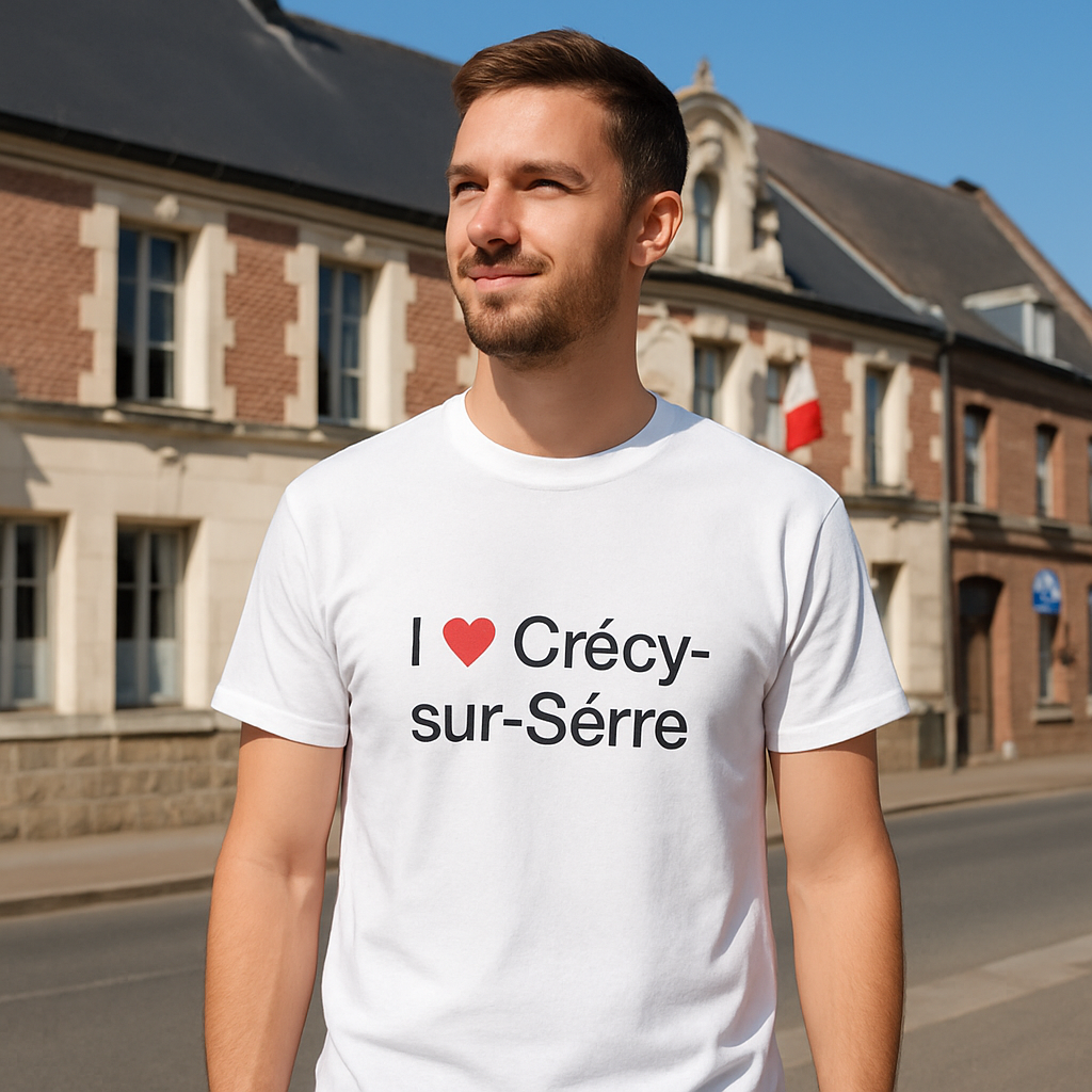 I love Crécy-sur-Serre T-shirt