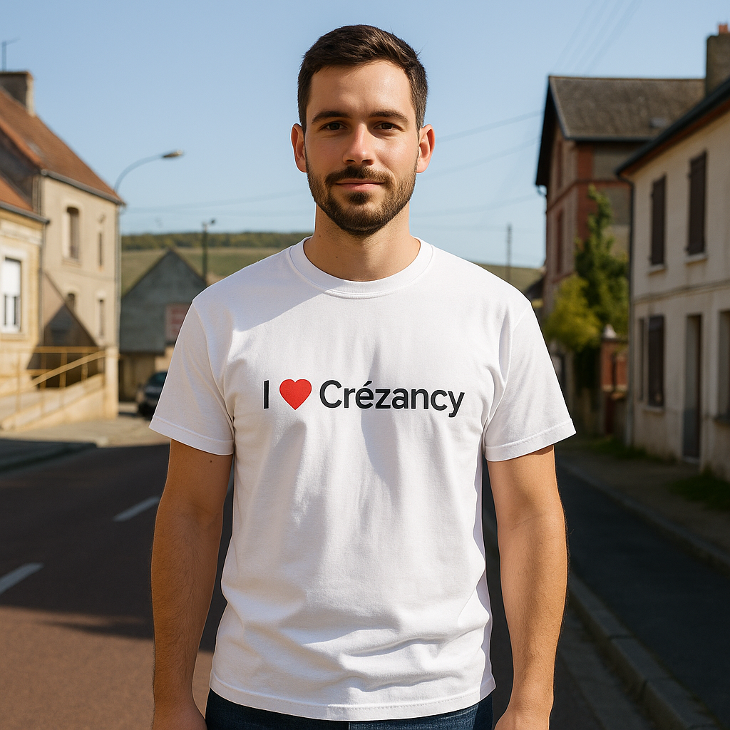 I love Crézancy t-shirt