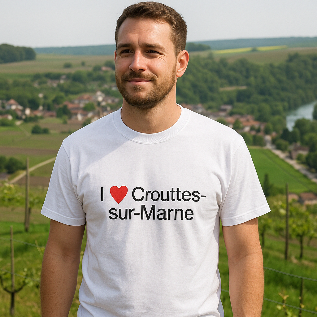I love crouttes-sur-marne t-shirt