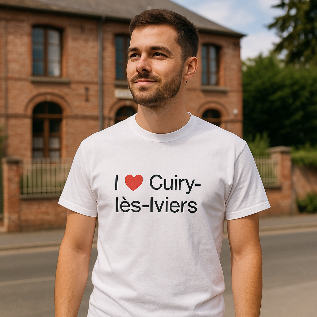 I love Cuiry-lès-iviers T-shirt