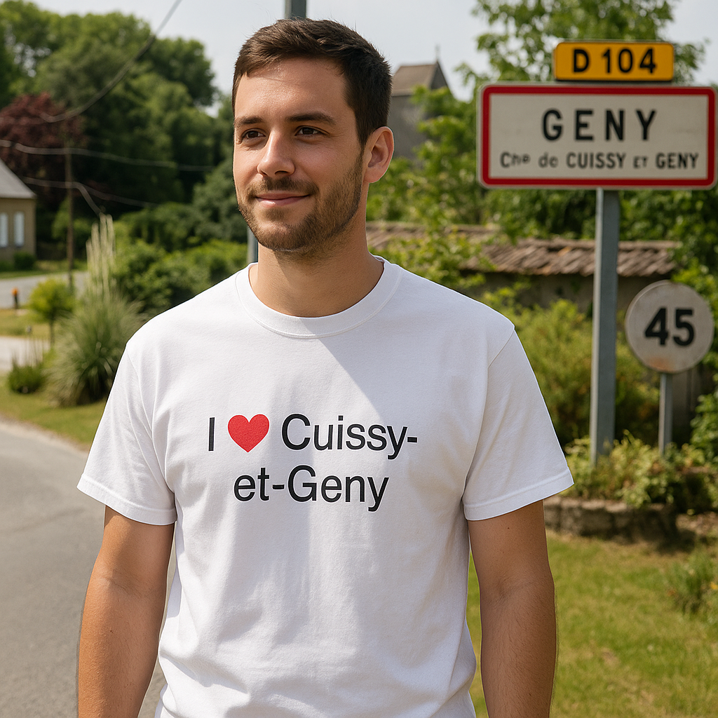 I love Cuissy-et-Geny T-shirt