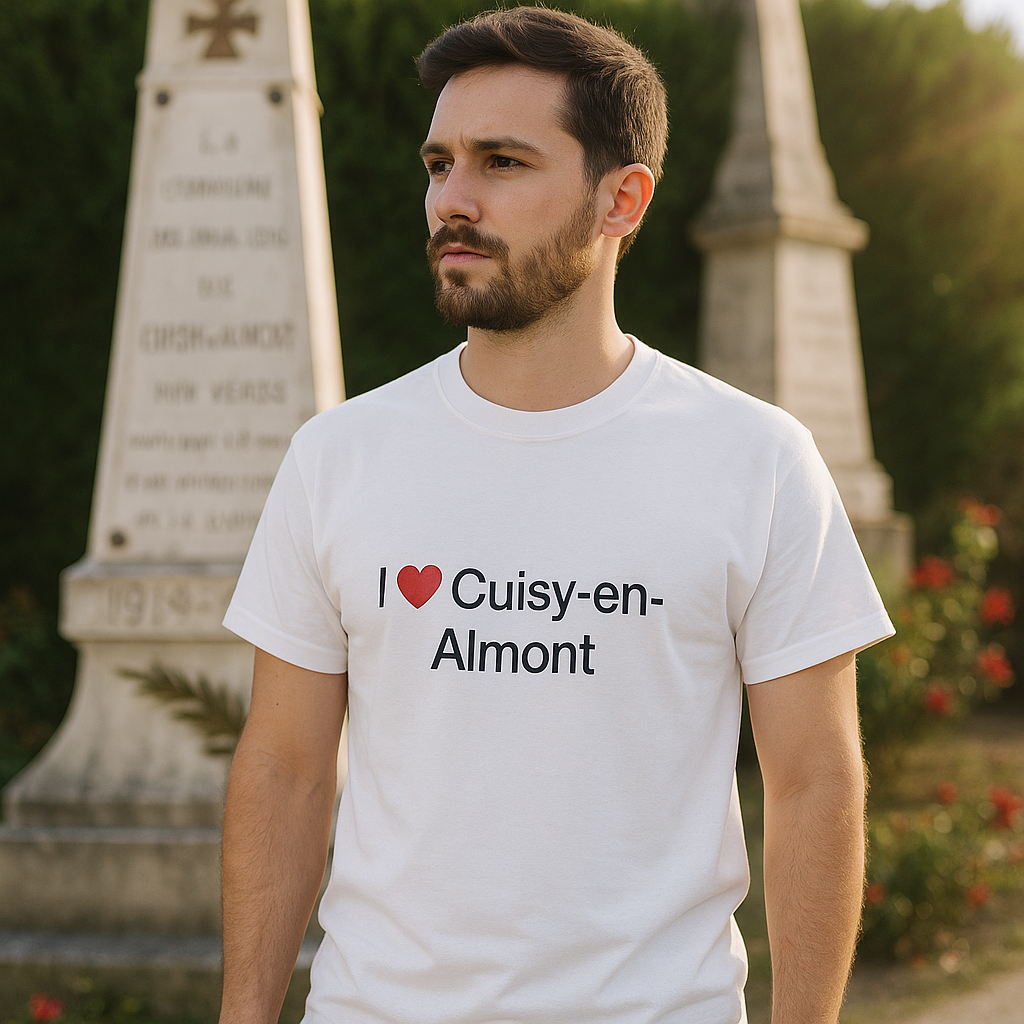 I love cuisy-en-almont t-shirt