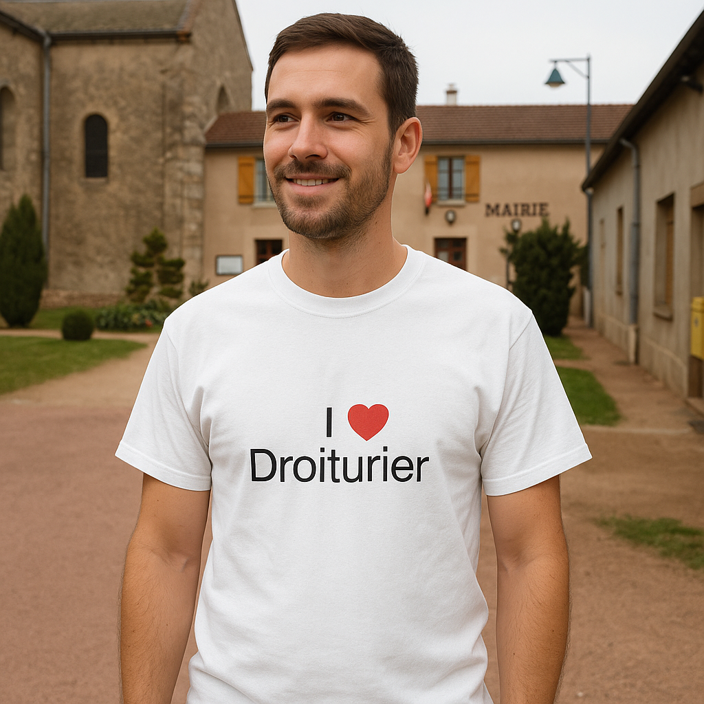 I love droiturier T-shirt