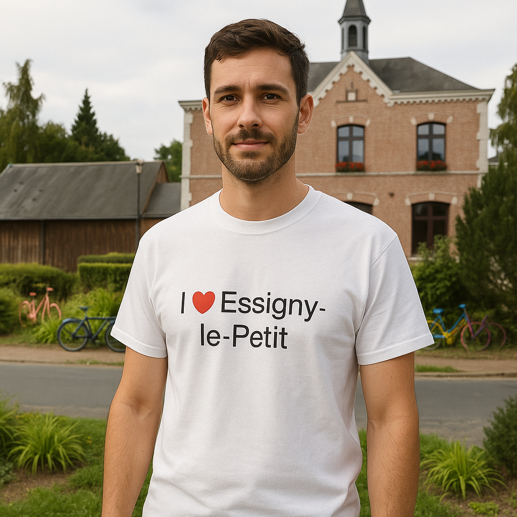 T-Shirt Ich liebe Essigny-le-Petit