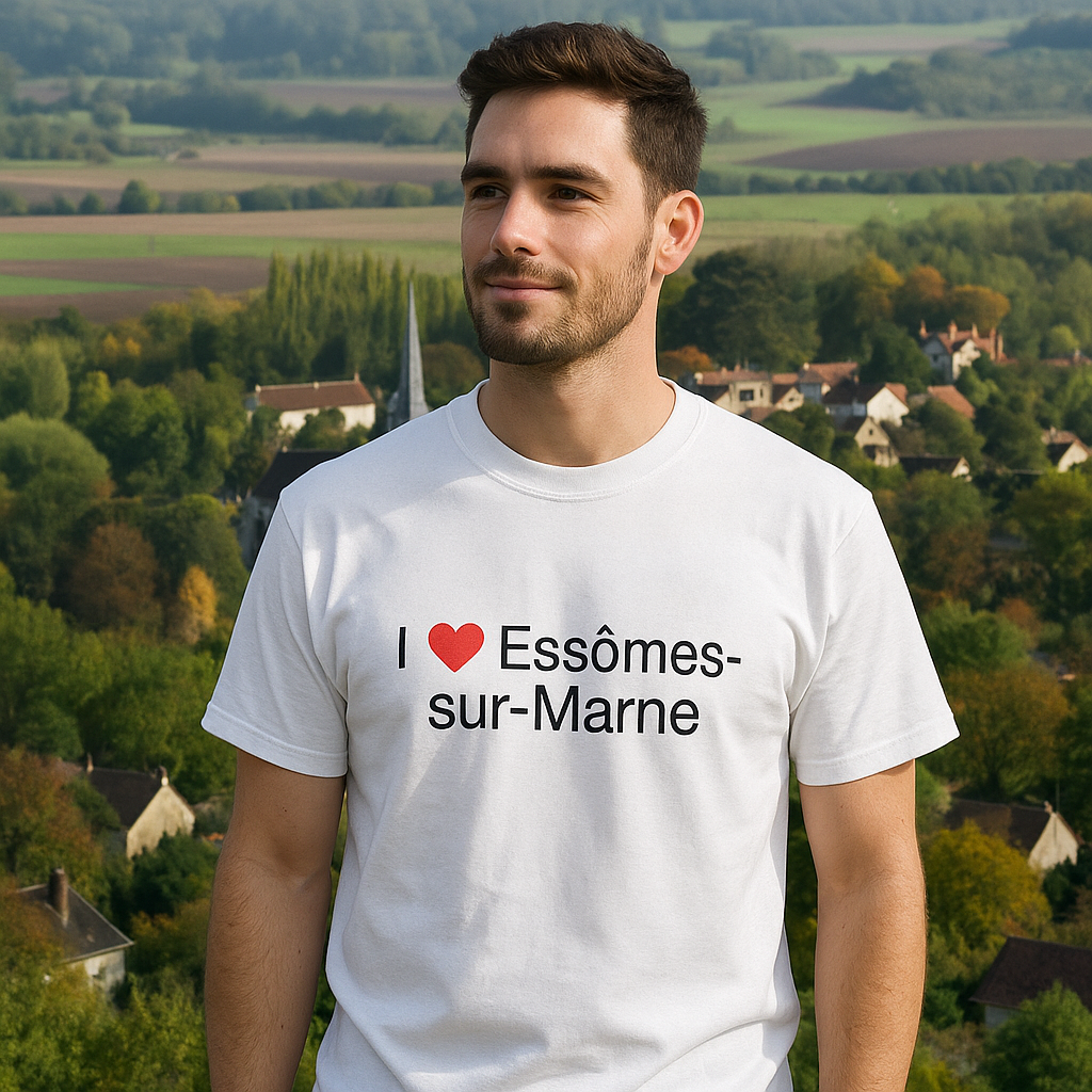 T-Shirt "I love Essômes-sur-Marne"