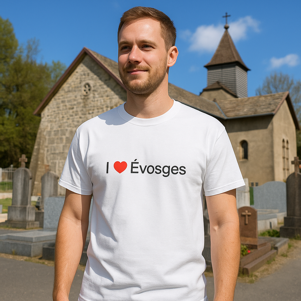 T-Shirt Ich liebe évosges