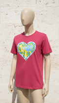 T-shirt 'I Love Lyon' rose fête
