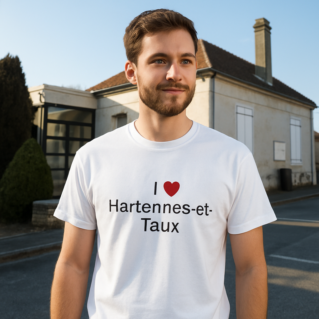 T-Shirt Ich liebe Hartennes-et-Taux