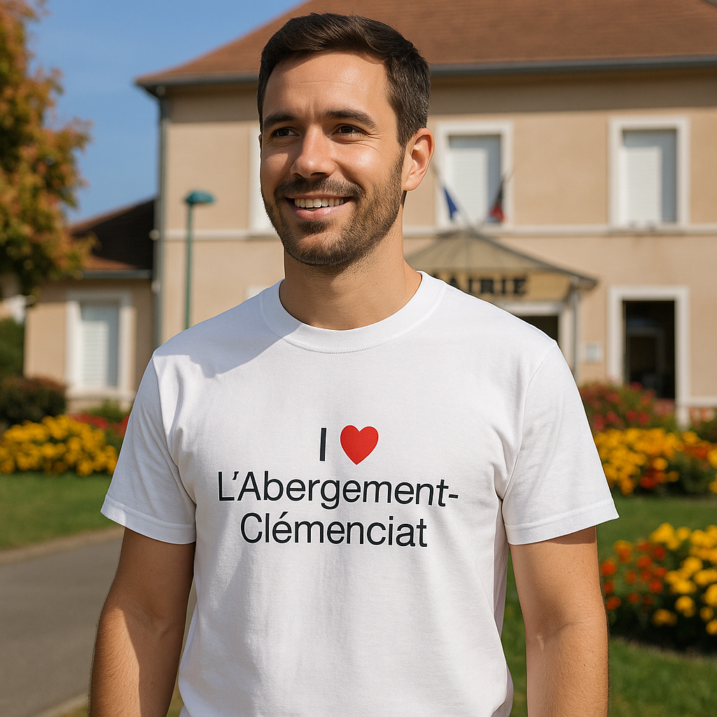 I love l’abergement-clemenciat t-shirt