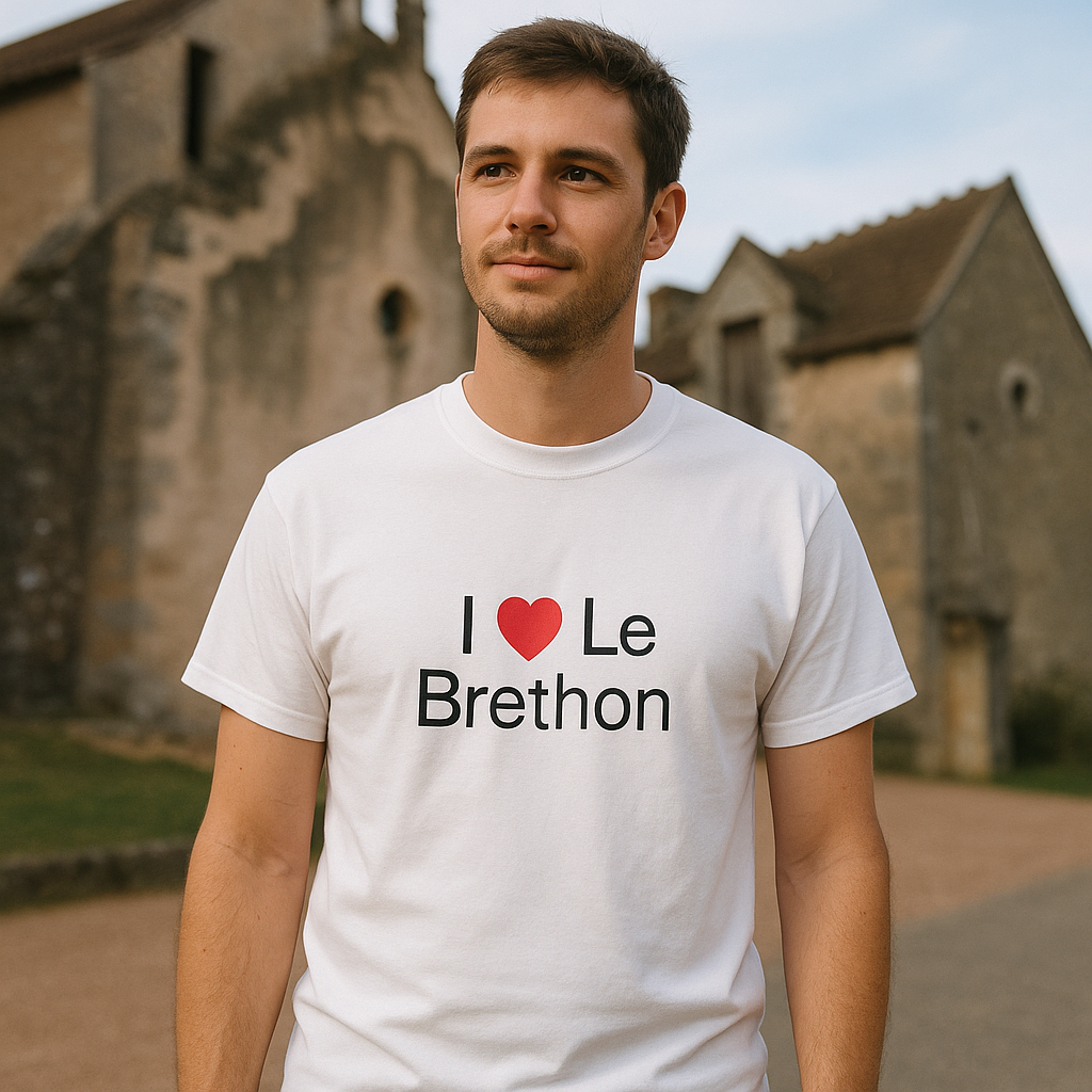 I love Breton T-shirt