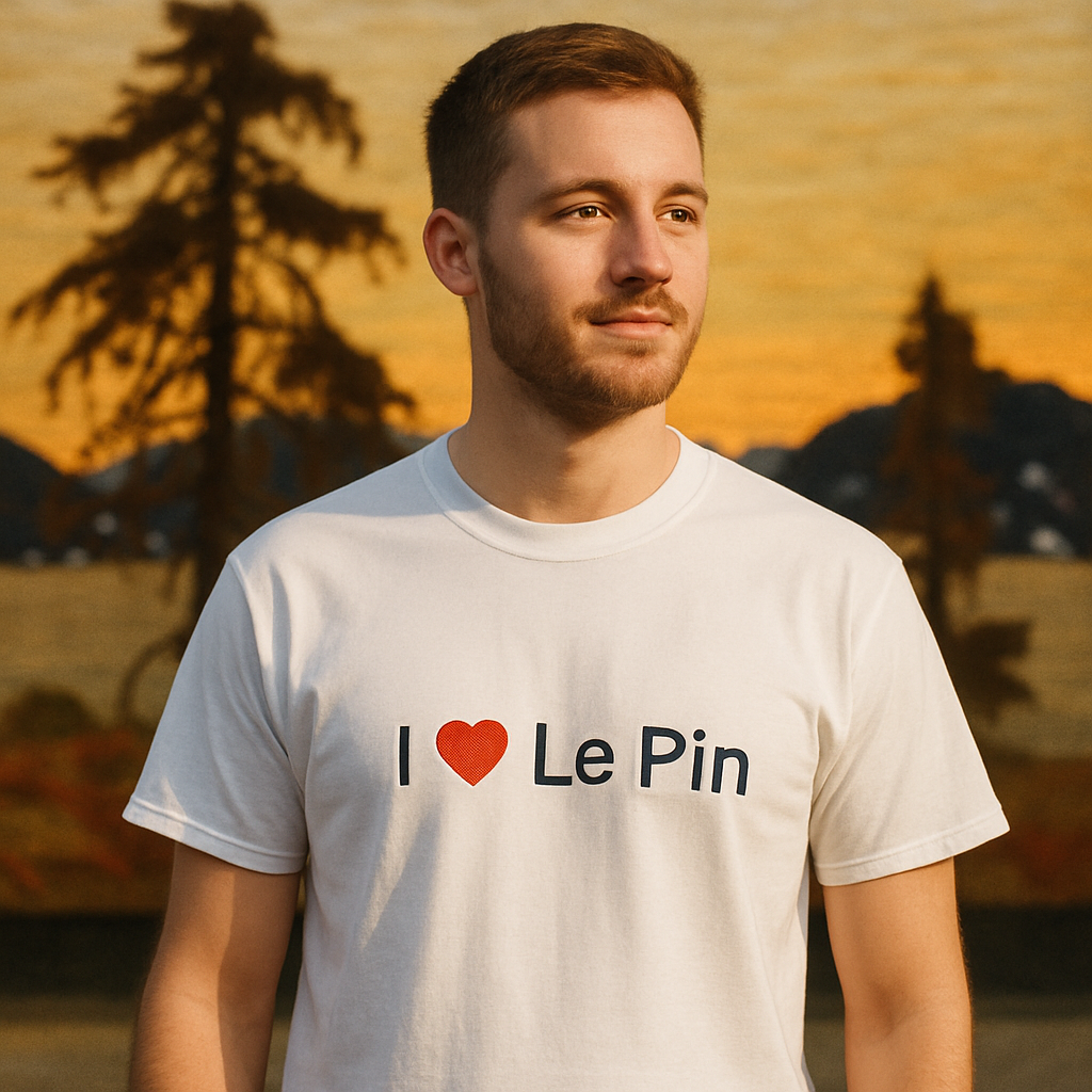 I love the pine tree t-shirt