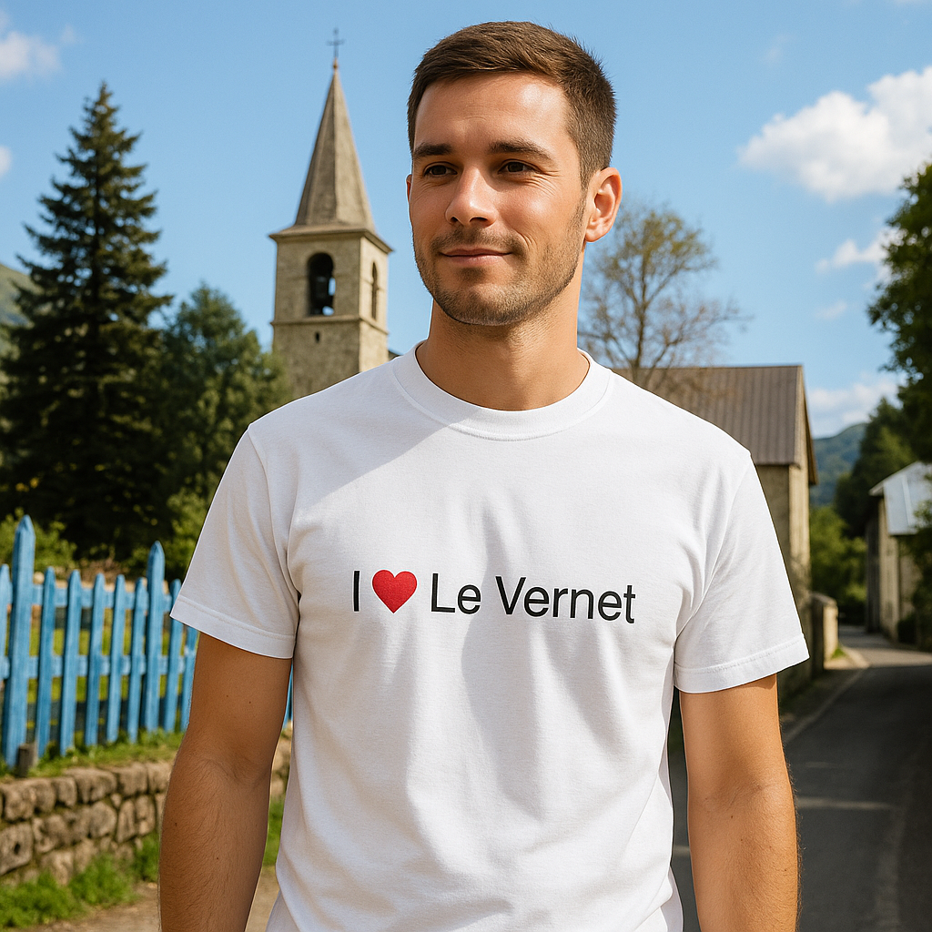 I love Le Vernet T-shirt