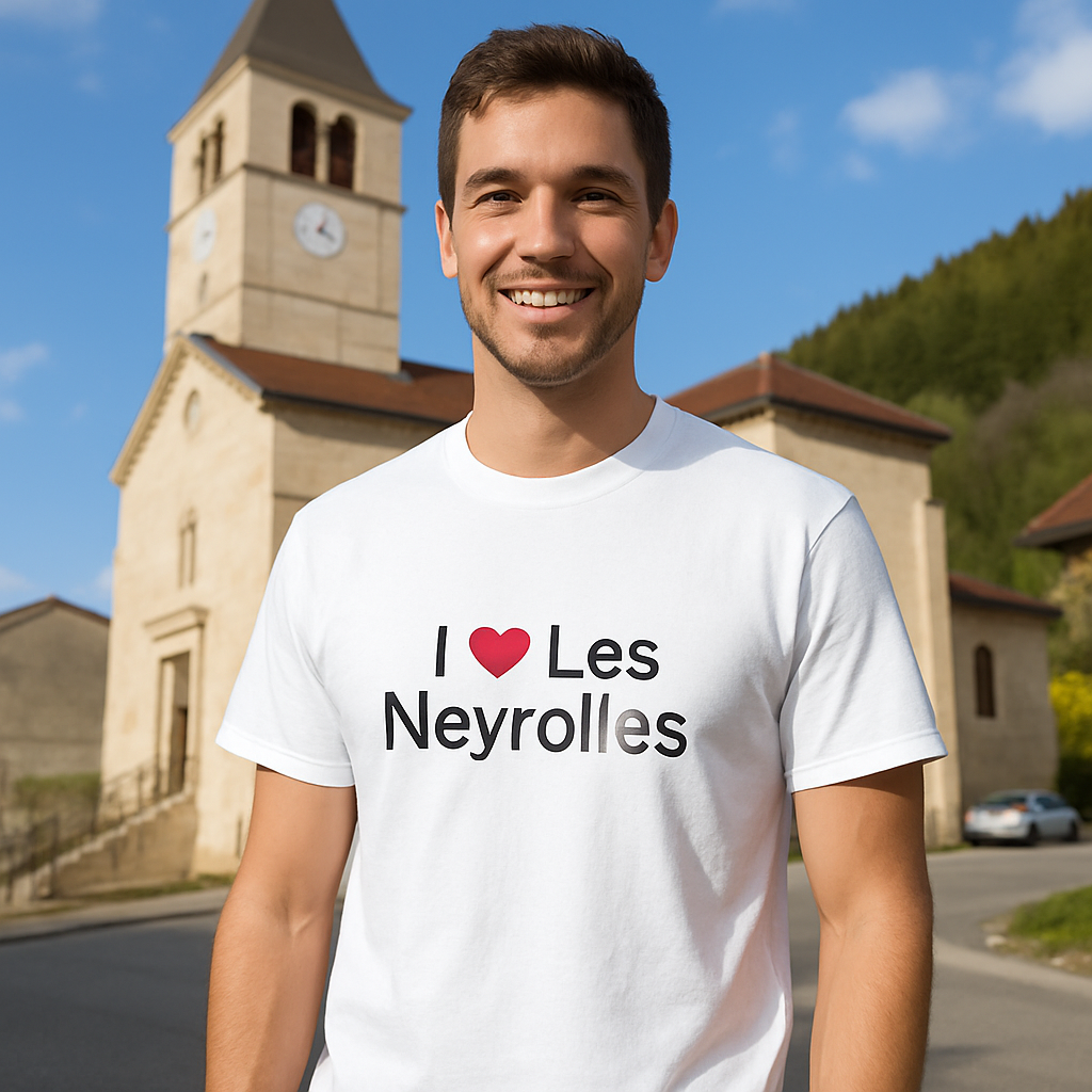 T-Shirt Ich liebe Les Neyrolles