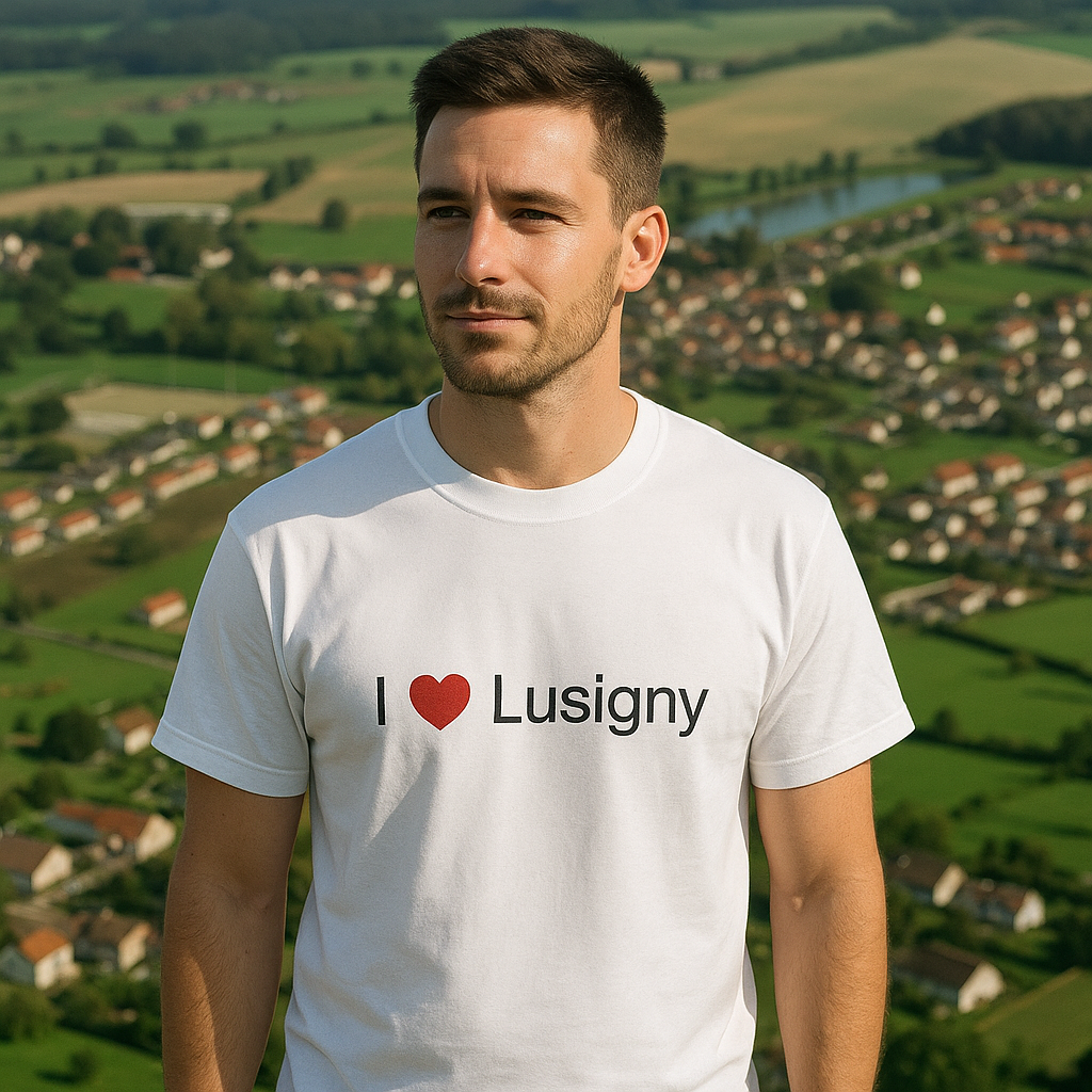 T-Shirt Ich liebe Lusigny
