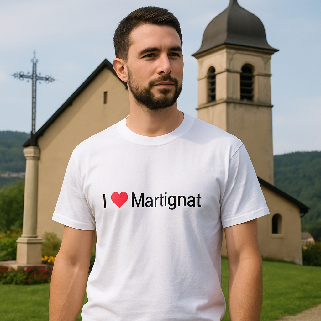 I love Martignat T-shirt