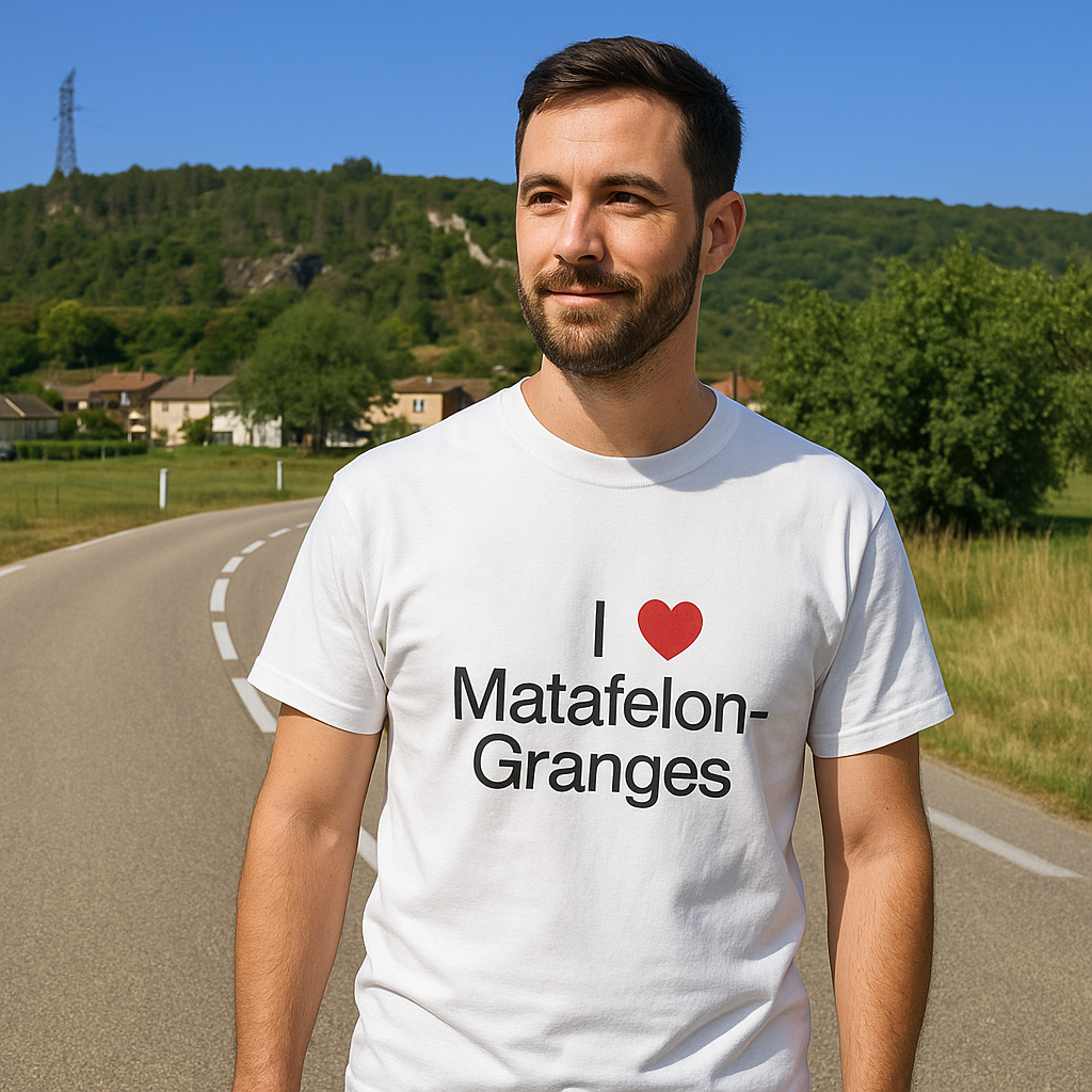 T-Shirt Ich liebe Matafelon-Granges
