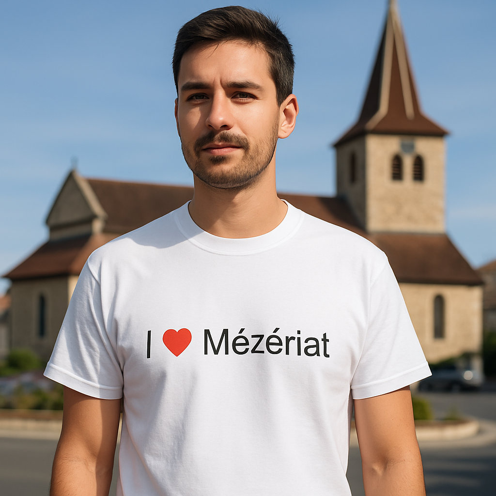 I love Mézériat T-shirt