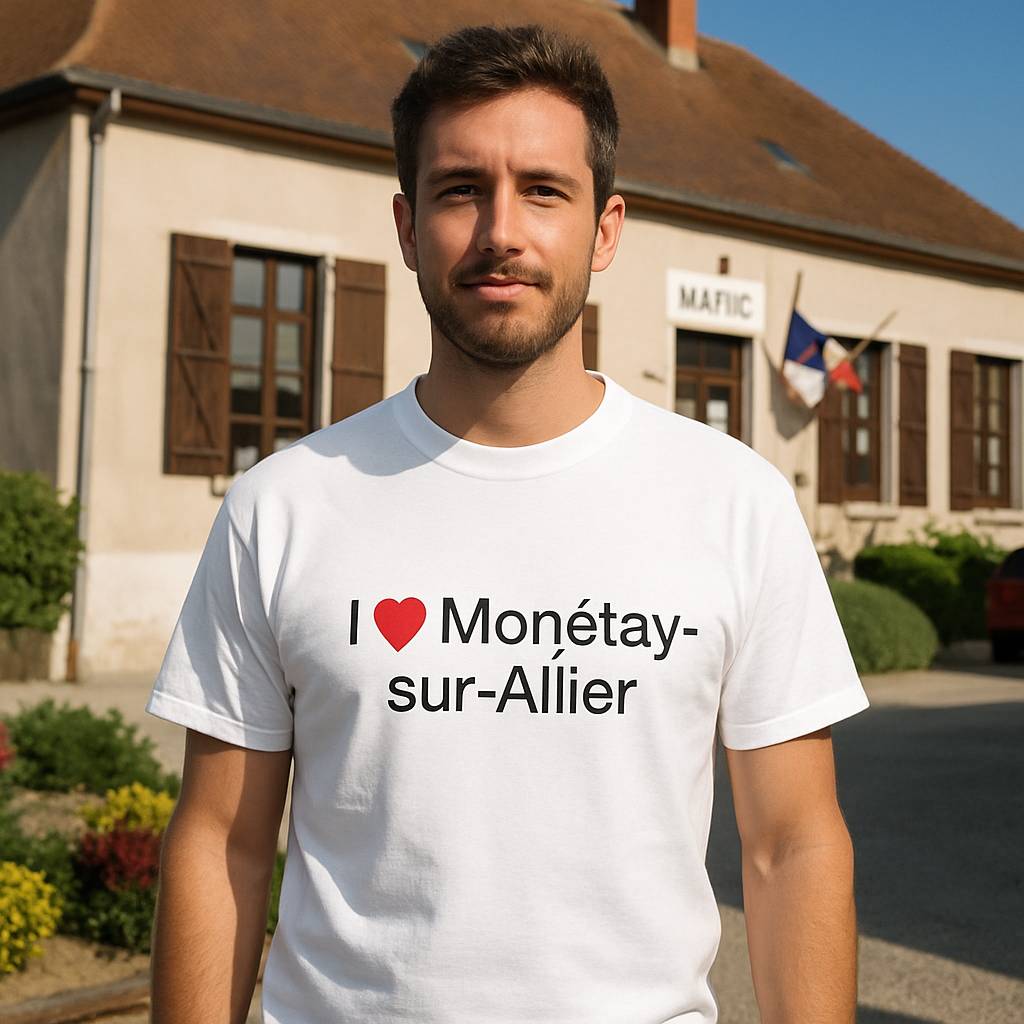I love Monétay-sur-Allier T-shirt