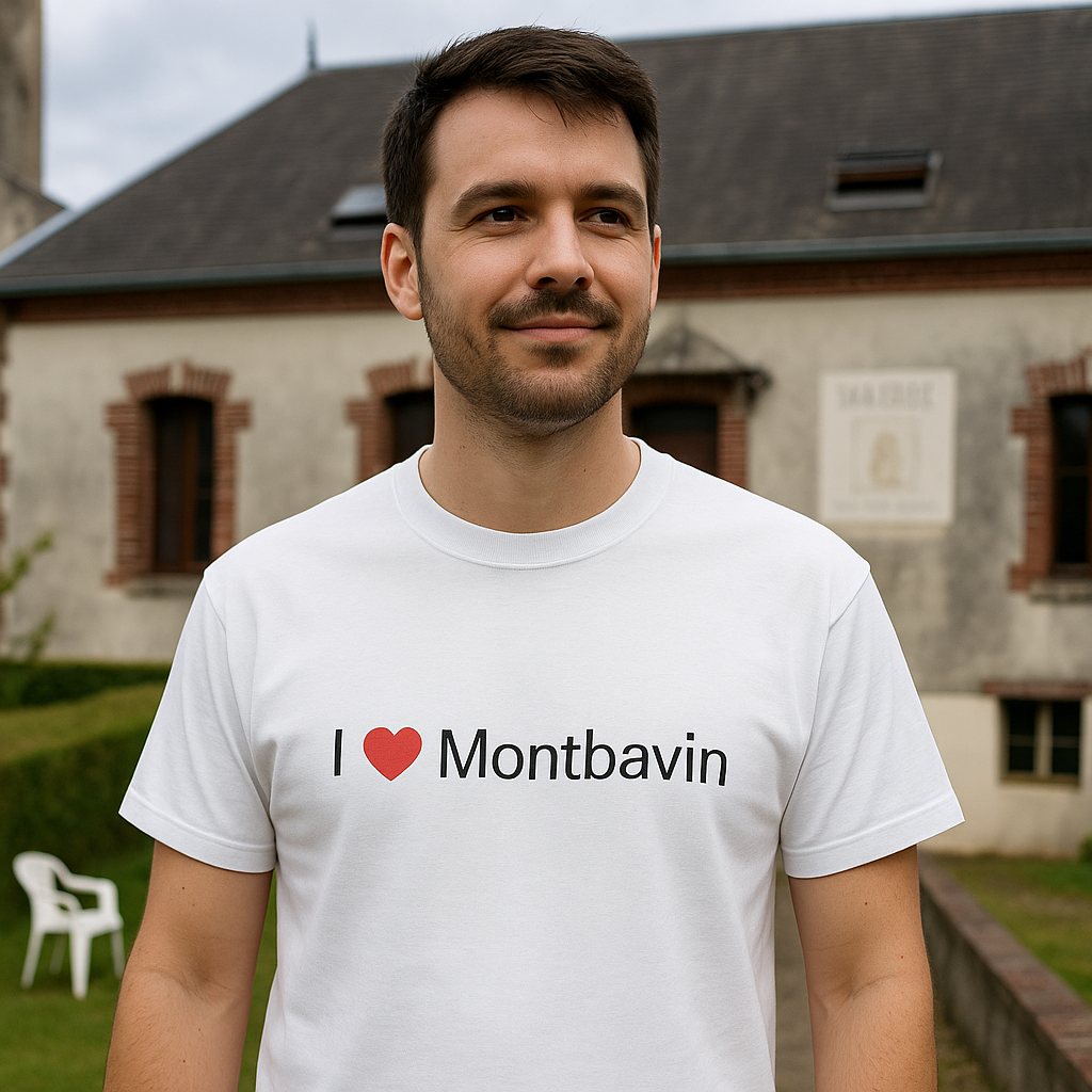 T-Shirt Ich liebe Montbavin