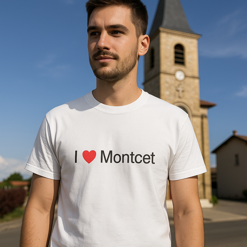 I love Montcet T-shirt