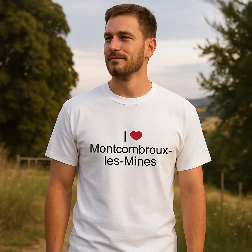 I love montcombroux-les-mines t-shirt