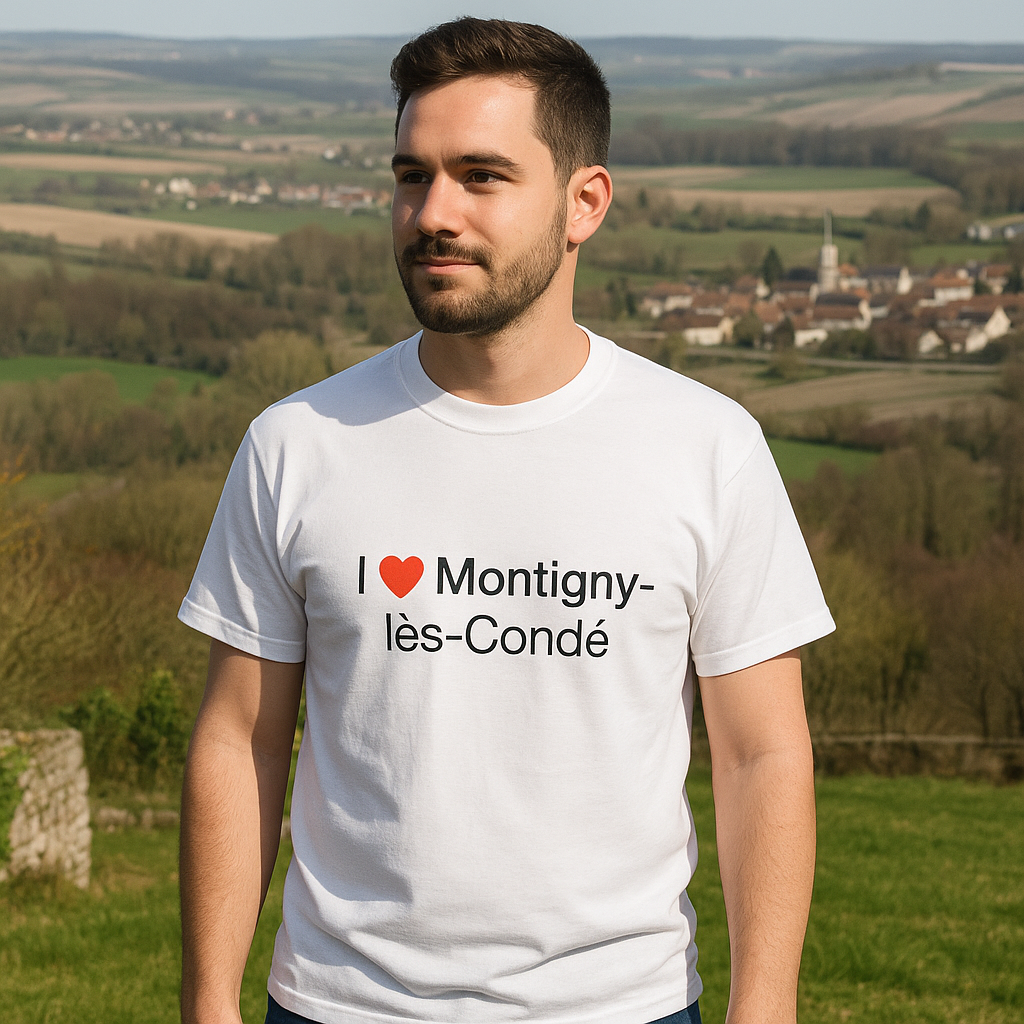 I love montigny-lès-condé t-shirt