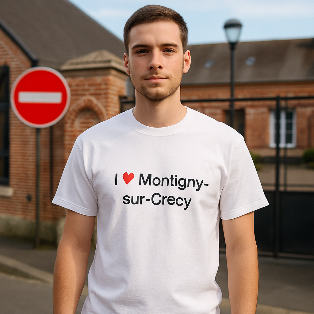 I love montigny-sur-crécy t-shirt
