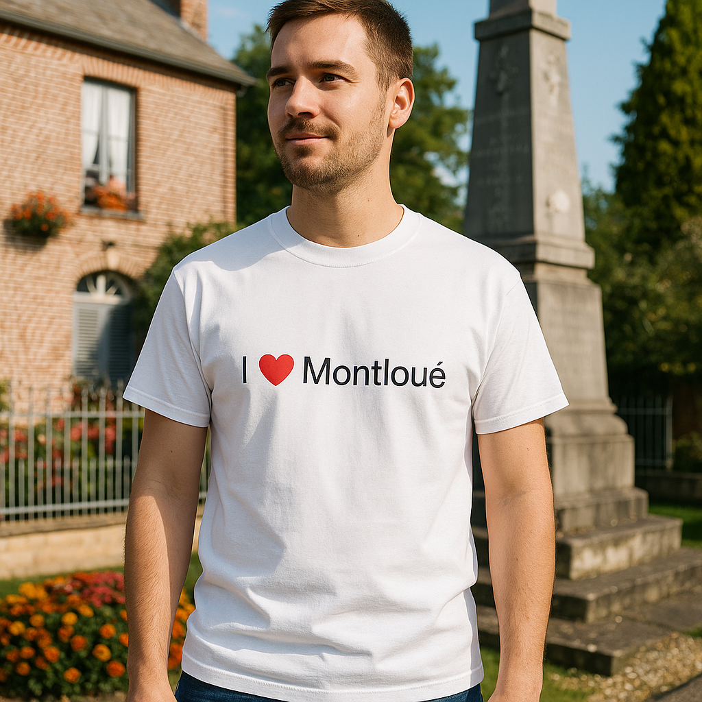 T-Shirt Ich liebe Montloué