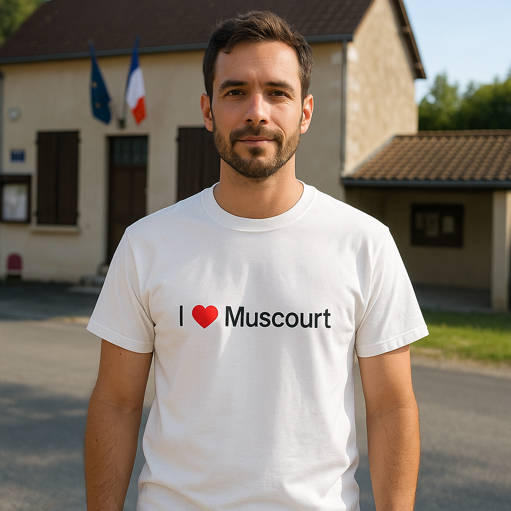 I love Muscourt T-shirt