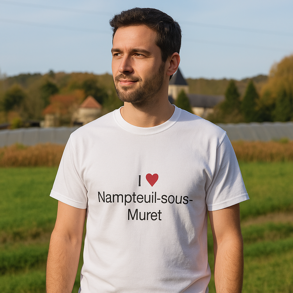 T-shirt I love nampteuil-sous-muret