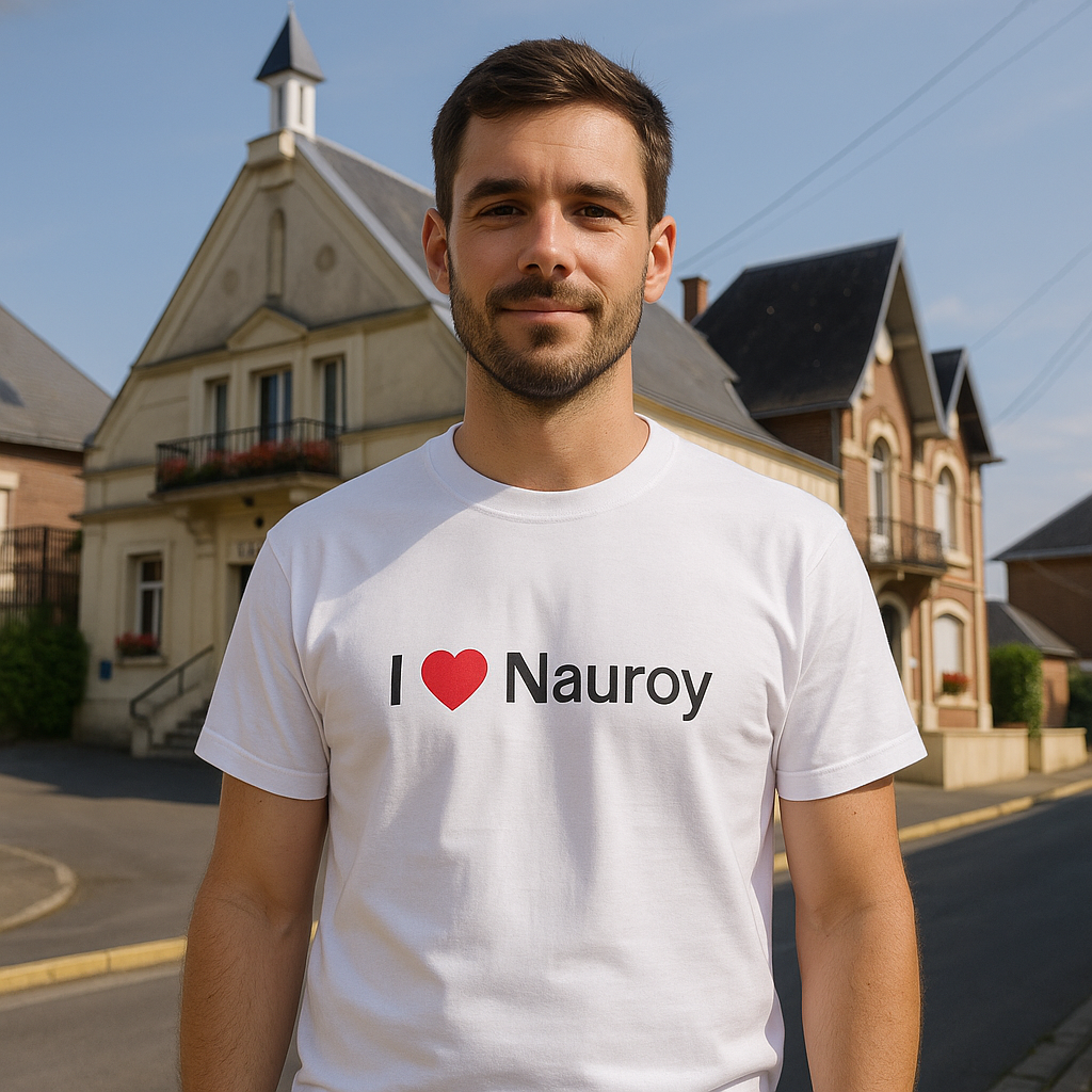 T-Shirt Ich liebe Nauroy